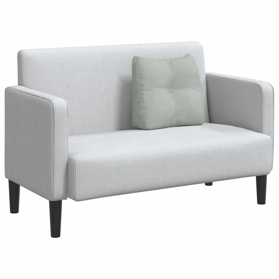 Coussin de Dos Gris clair 45 x 24 x 50 cm Velours - 3