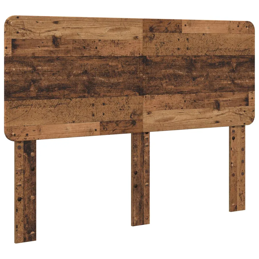 Cadre de lit Bois ancien 140 x 190 cm Bois de pin massif - 6