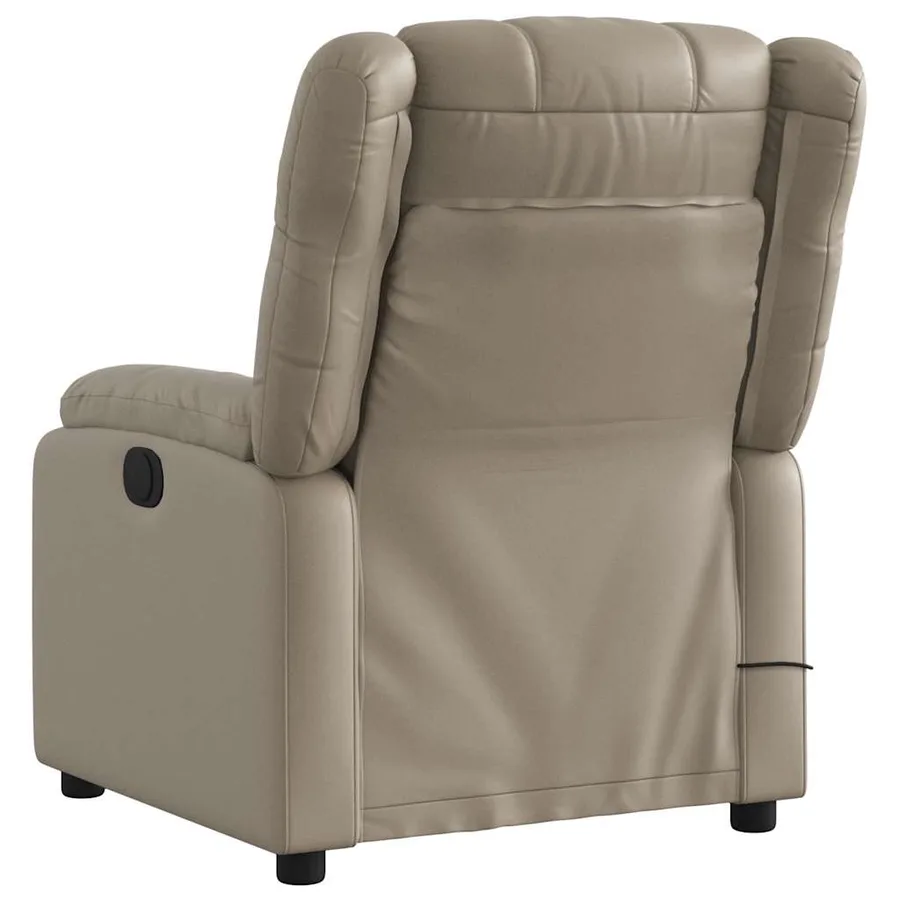 Fauteuil de massage inclinable Cappuccino Similicuir - 4