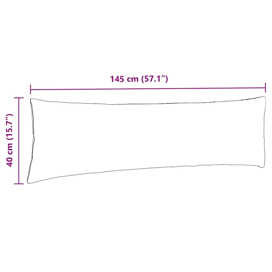 Coussins de canapé 2 pcs Rose 145 x 40 cm - 9