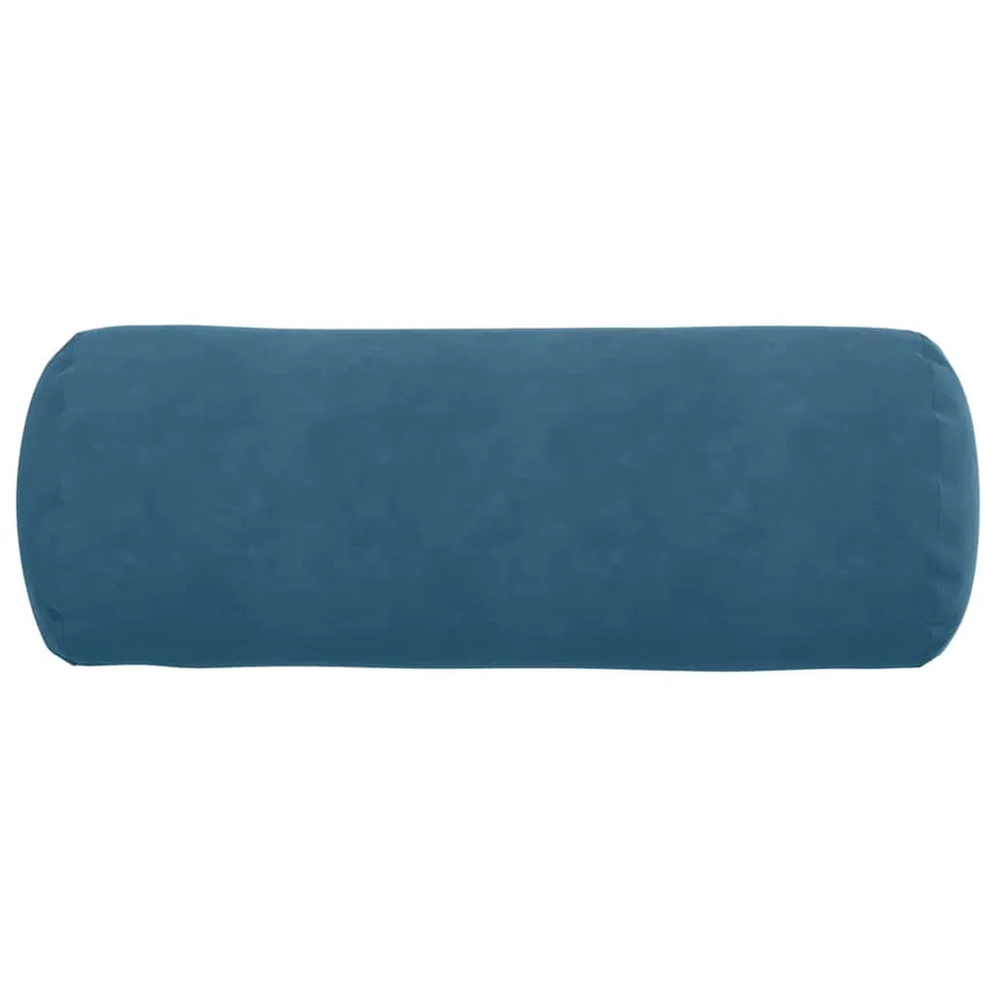 Coussins d'accent 2 pcs Bleu Ø 25 x 70 cm - 6