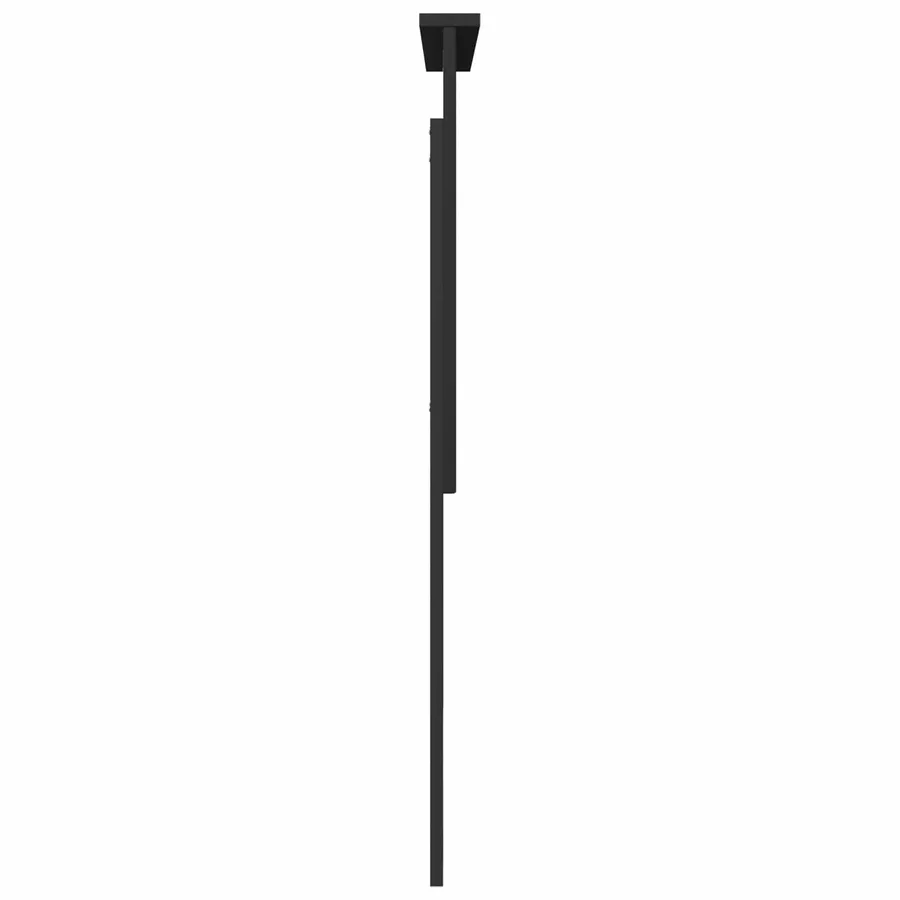 Tête de lit avec tête de lit Chêne noir 80 cm Bois d'ingénierie - 5