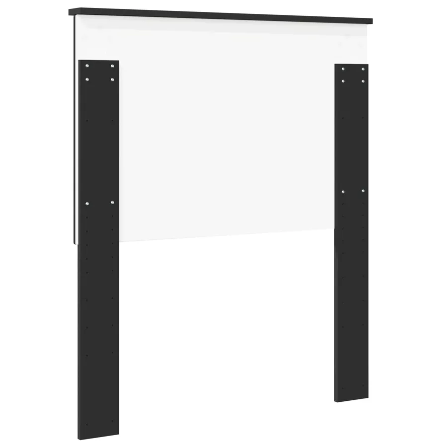 Tête de lit avec tête de lit Chêne noir 80 cm Bois d'ingénierie - 6
