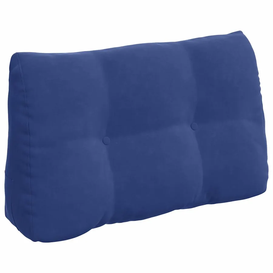 Coussin de Dos Bleu police 80 x 24 x 50 cm Velours - 2