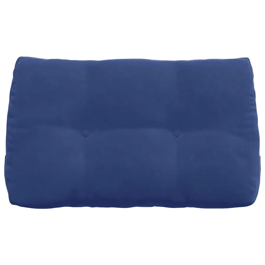 Coussin de Dos Bleu police 80 x 24 x 50 cm Velours - 6