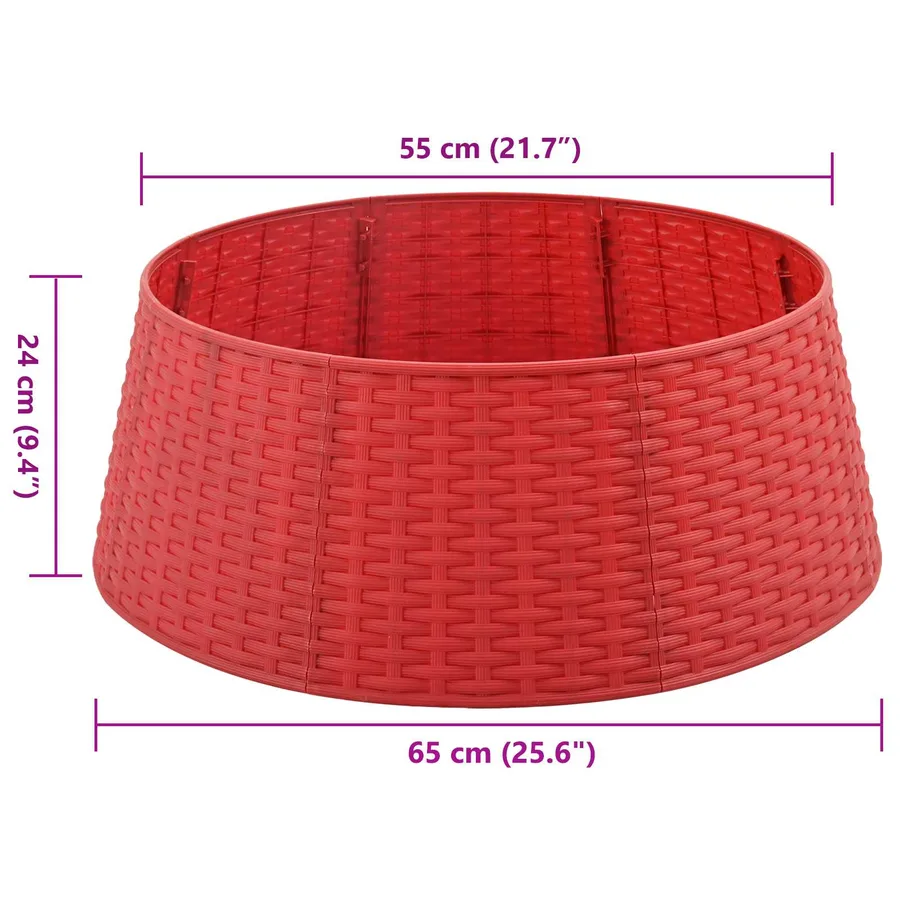JupedesapindeNoël Rouge Ø 65 x 24 cm Plastique - 8