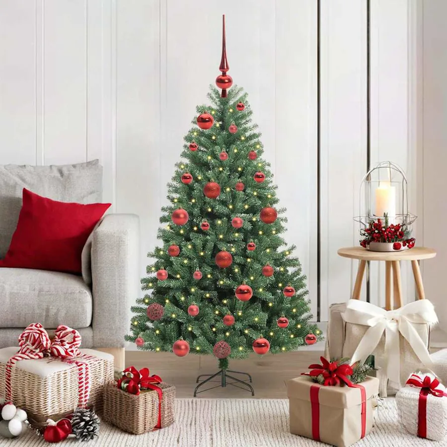 Sapin de Noël Artificiel à Branches Articulées Vert 120 cm