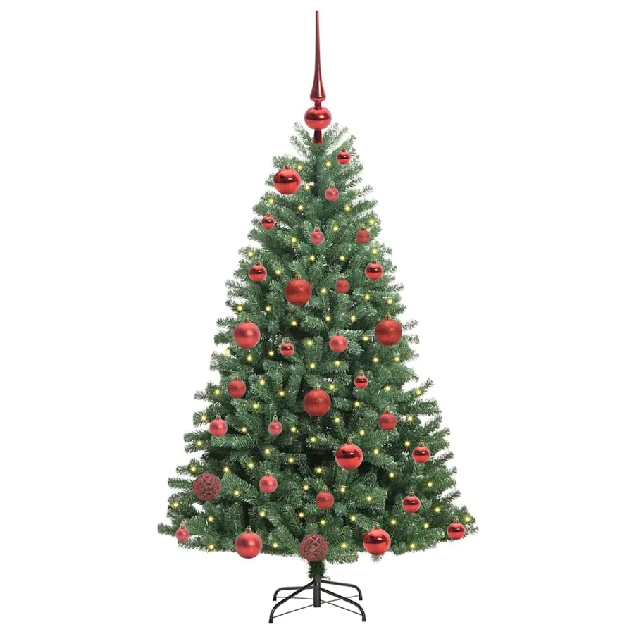 Sapin de Noël Artificiel à Branches Articulées Vert 120 cm - 3