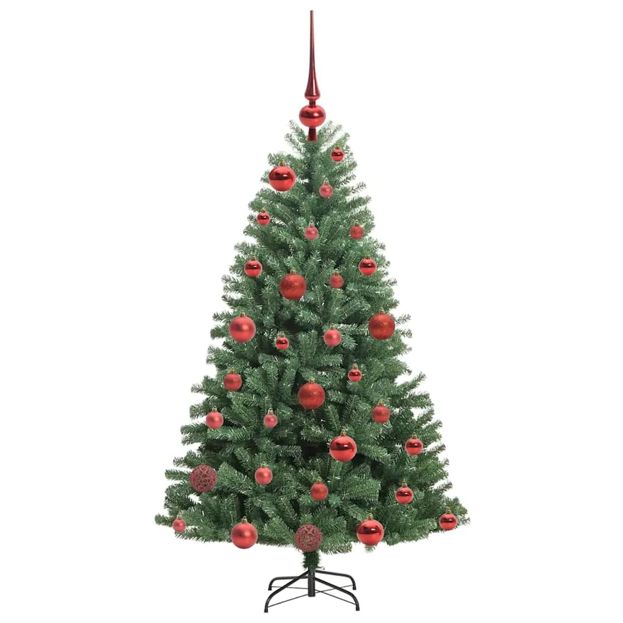 Sapin de Noël Artificiel à Branches Articulées Vert 120 cm - 4