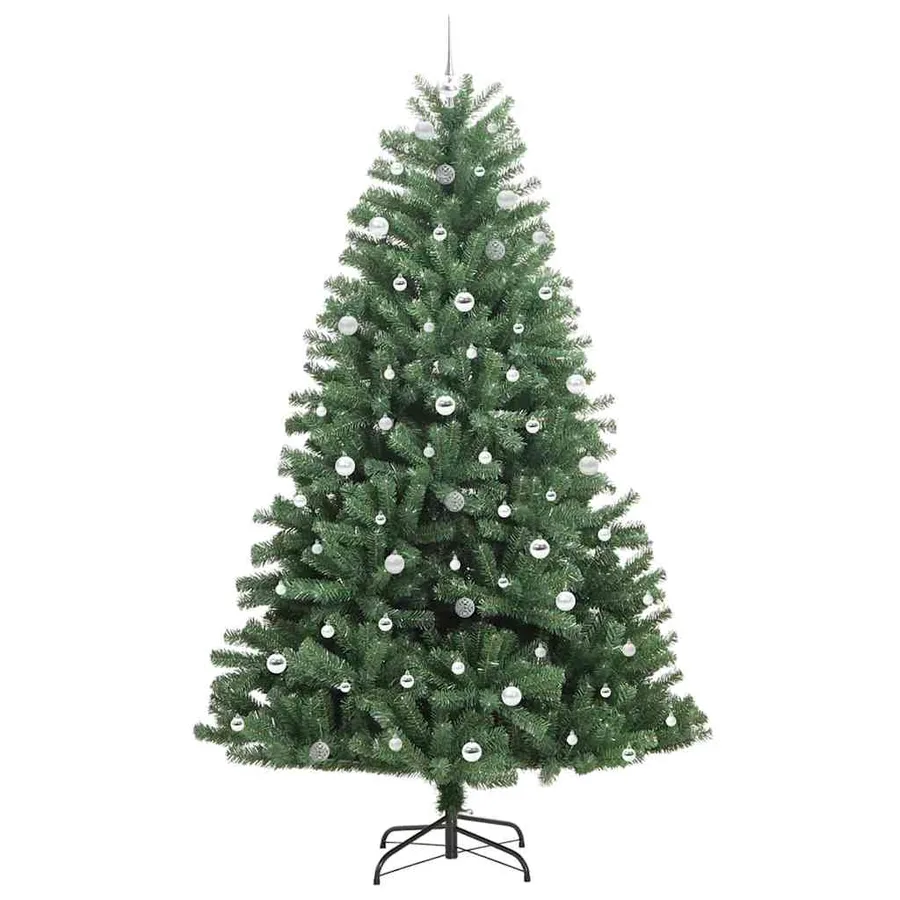 Sapin de Noël Artificiel à Branches Articulées Vert 240 cm - 4