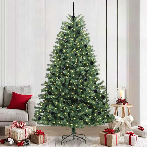 Sapin de Noël Artificiel à Branches Articulées Vert 240 cm