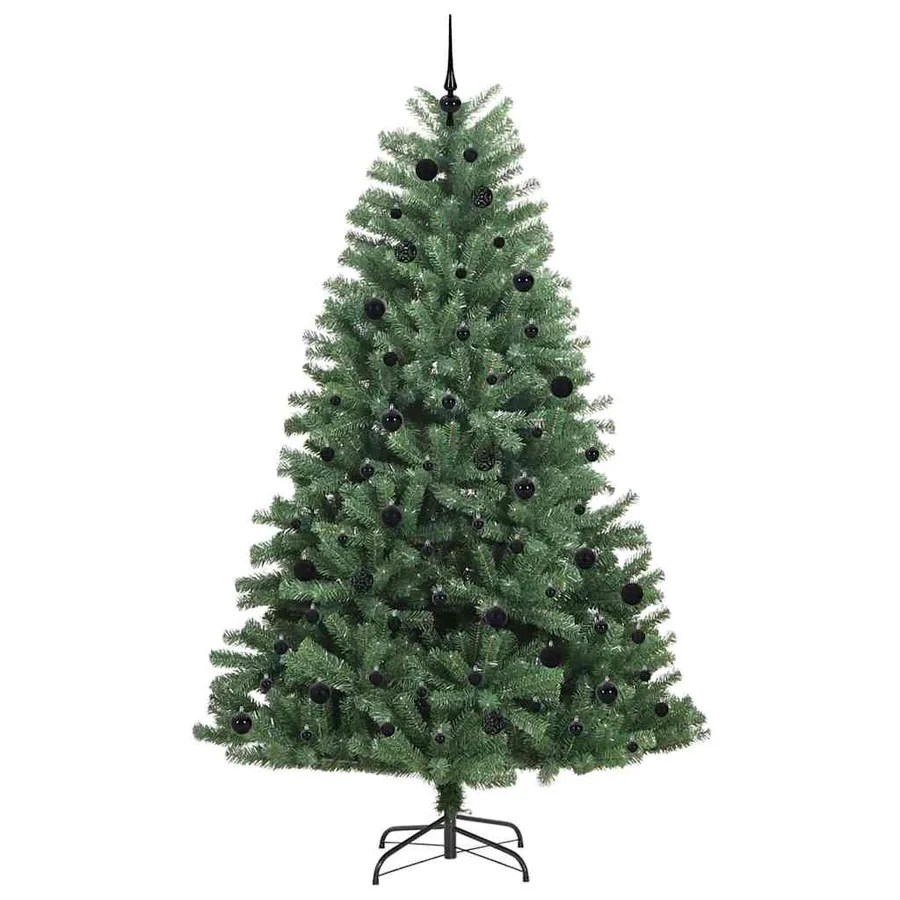 Sapin de Noël Artificiel à Branches Articulées Vert 240 cm - 4