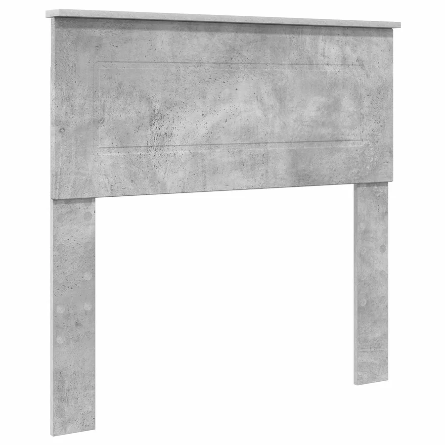 Cadre de lit Gris béton 70 x 190 cm Bois d'ingénierie - 6
