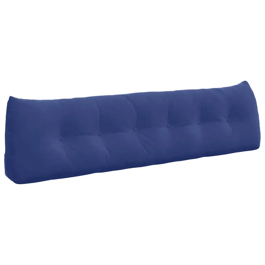 Coussin de Dos Bleu police 180 x 24 x 50 cm Velours - 2