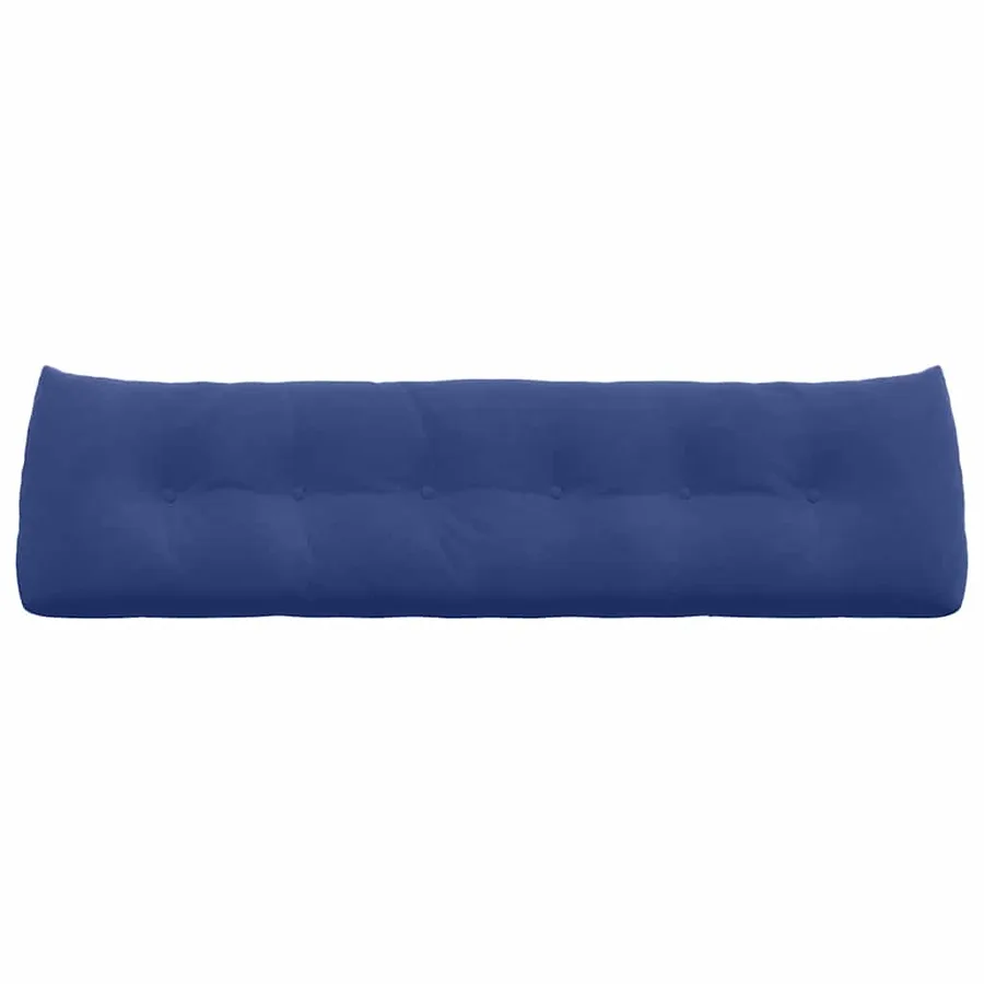 Coussin de Dos Bleu police 180 x 24 x 50 cm Velours - 6