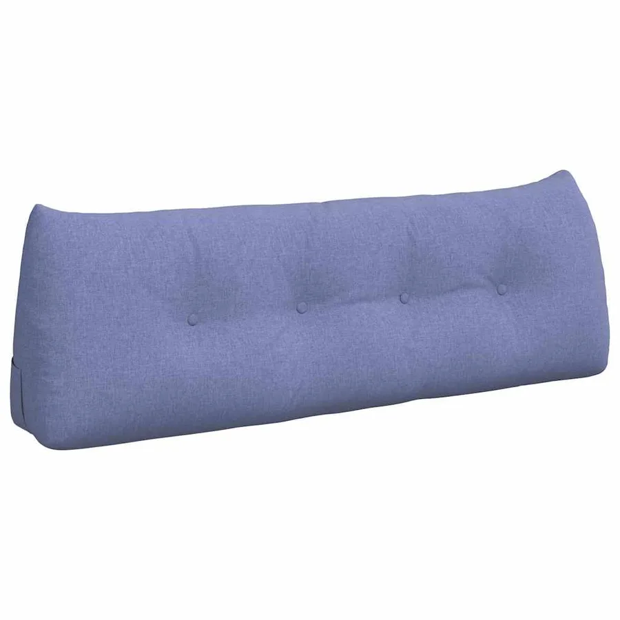 Coussin de Dos Bleu denim 140 x 24 x 50 cm tissu - 2