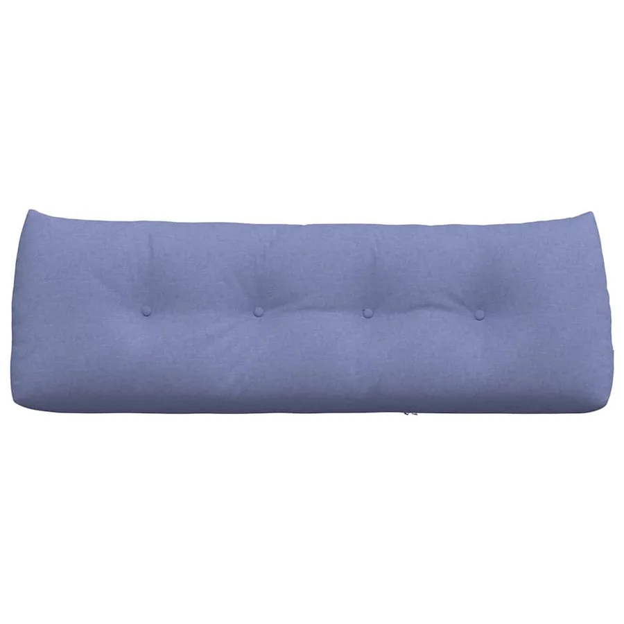 Coussin de Dos Bleu denim 140 x 24 x 50 cm tissu - 6