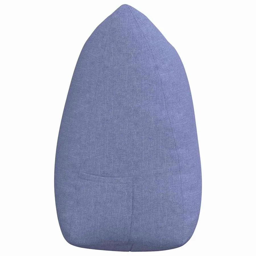 Coussin de Dos Bleu denim 140 x 24 x 50 cm tissu - 7
