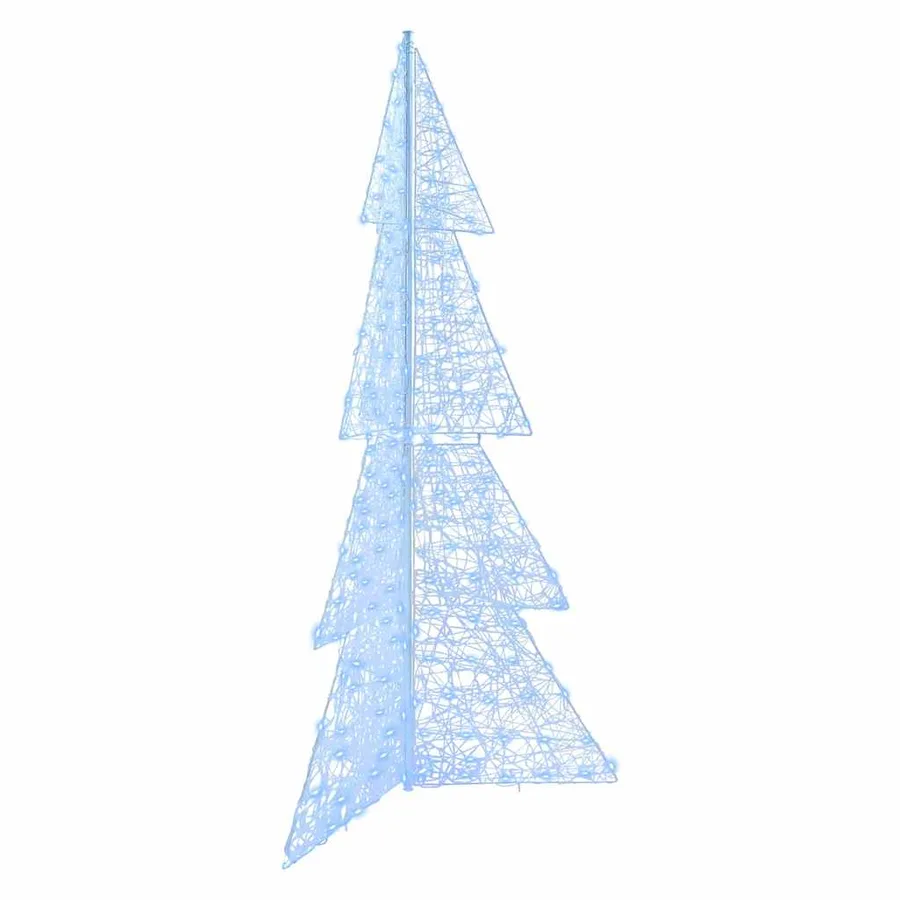Sapin de Noël avec 240 LED Blanc Froid 180 cm Acrylique - 2