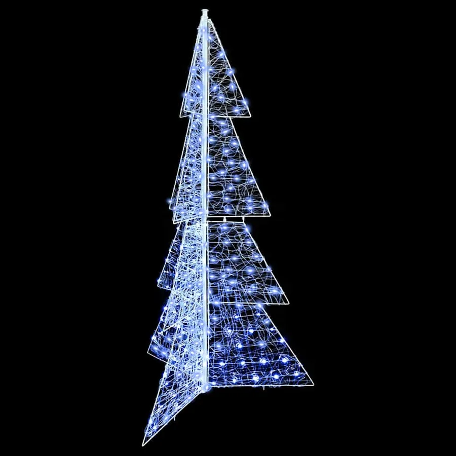 Sapin de Noël avec 240 LED Blanc Froid 180 cm Acrylique - 5