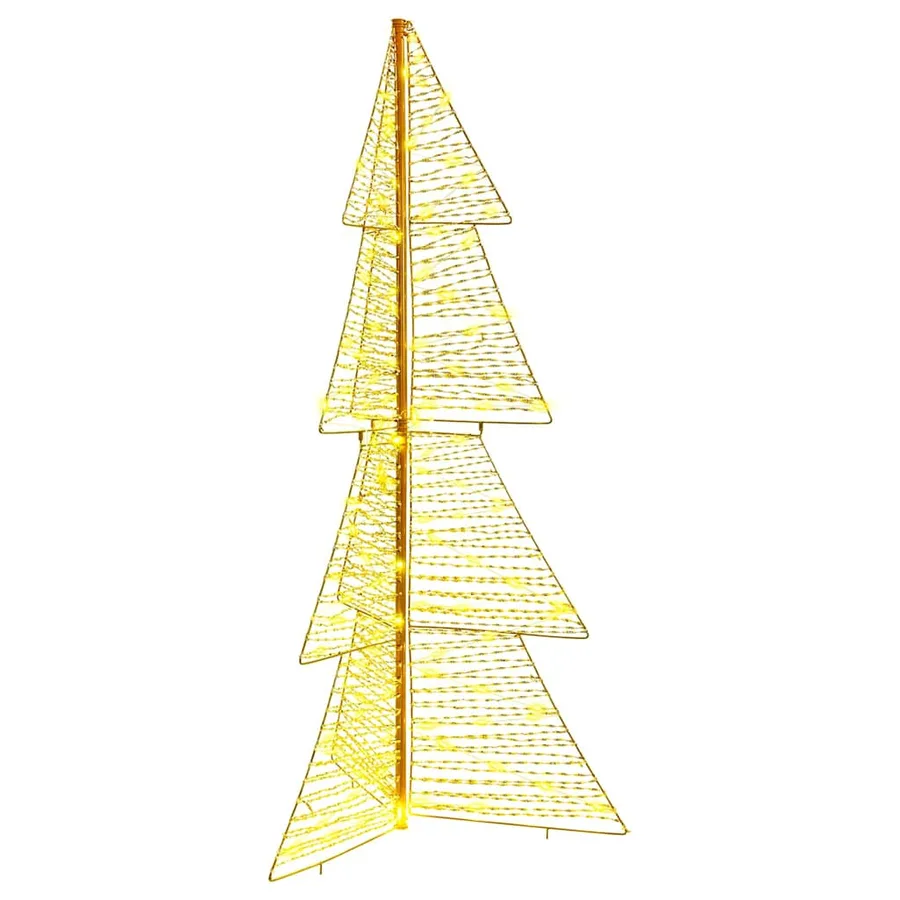 Sapin de Noël avec 160 LED Blanc chaud 150 cm PET - 2