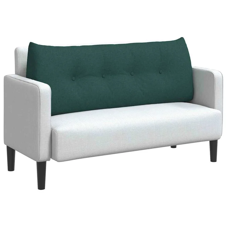 Coussin de Dos Vert foncé 120 x 24 x 50 cm tissu - 3