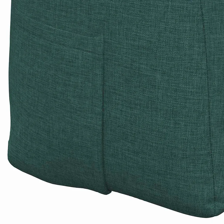 Coussin de Dos Vert foncé 120 x 24 x 50 cm tissu - 9