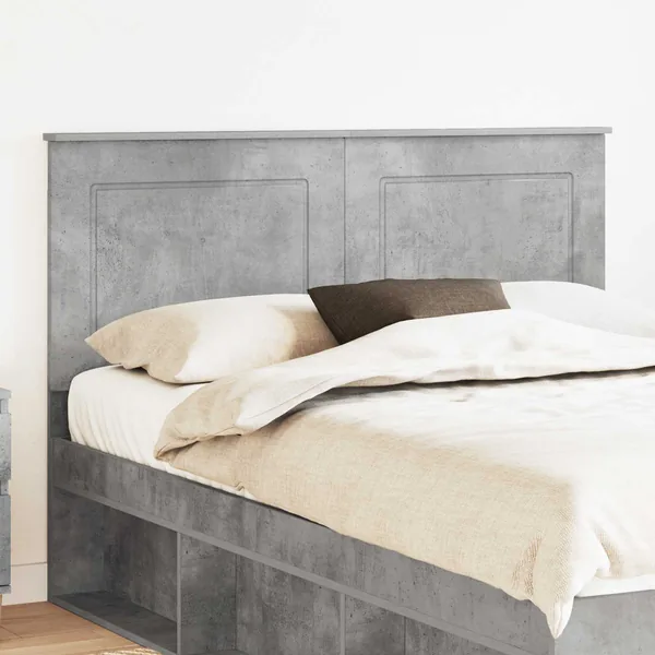 Tête de lit Gris Béton 100 cm Bois d’ingénierie