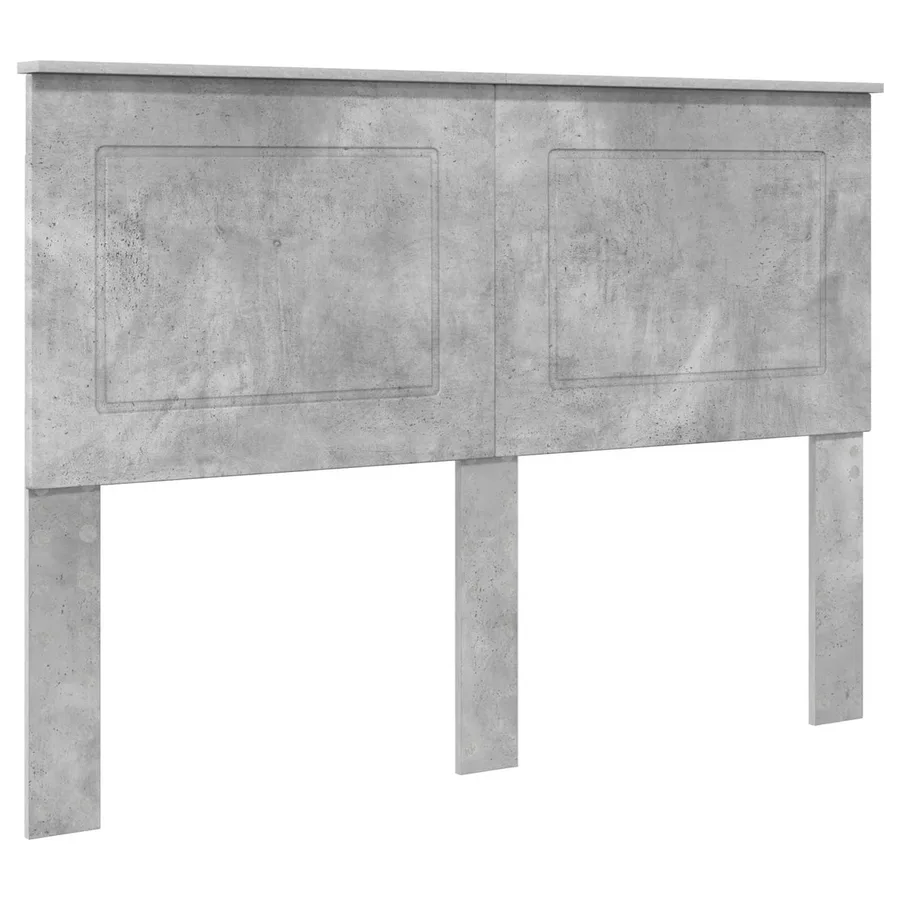 Tête de lit Gris Béton 100 cm Bois d’ingénierie - 2