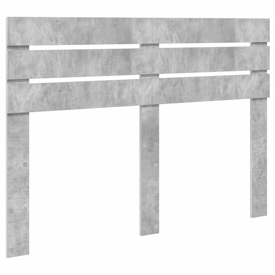 Tête de lit Gris béton Bois d'ingénierie - 2