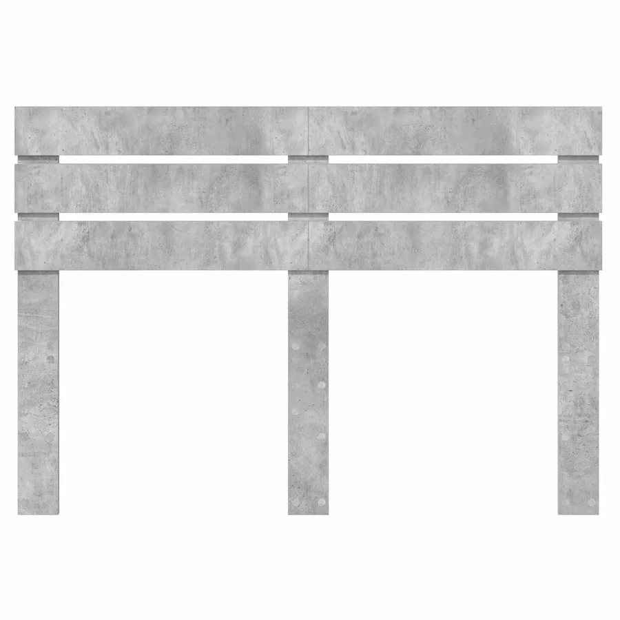 Tête de lit Gris béton Bois d'ingénierie - 4