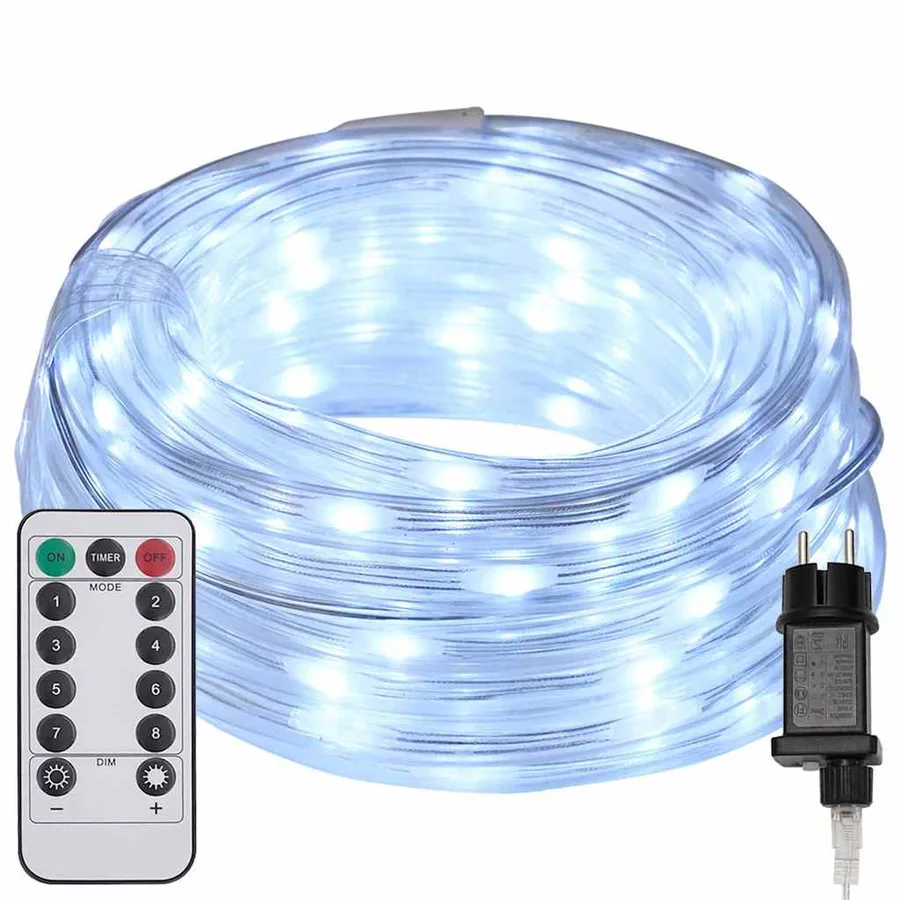 Lumière en corde avec 480 LED Blanc froid 20 m PVC - 2