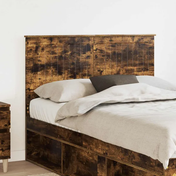Tête de lit Chêne fumé 120 cm Bois d'ingénierie
