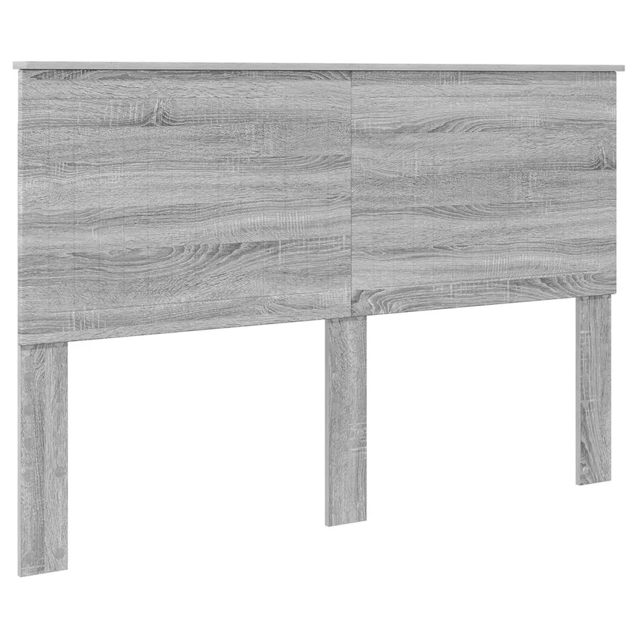 Cadre de lit Gris Sonoma 150 x 200 cm Bois de pin massif - 6