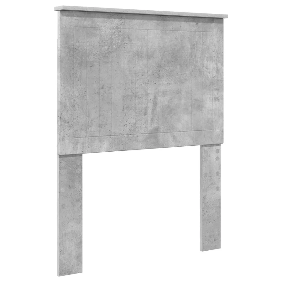 Tête de lit avec tête de lit Gris béton 75 cm Bois d'ingénierie - 2