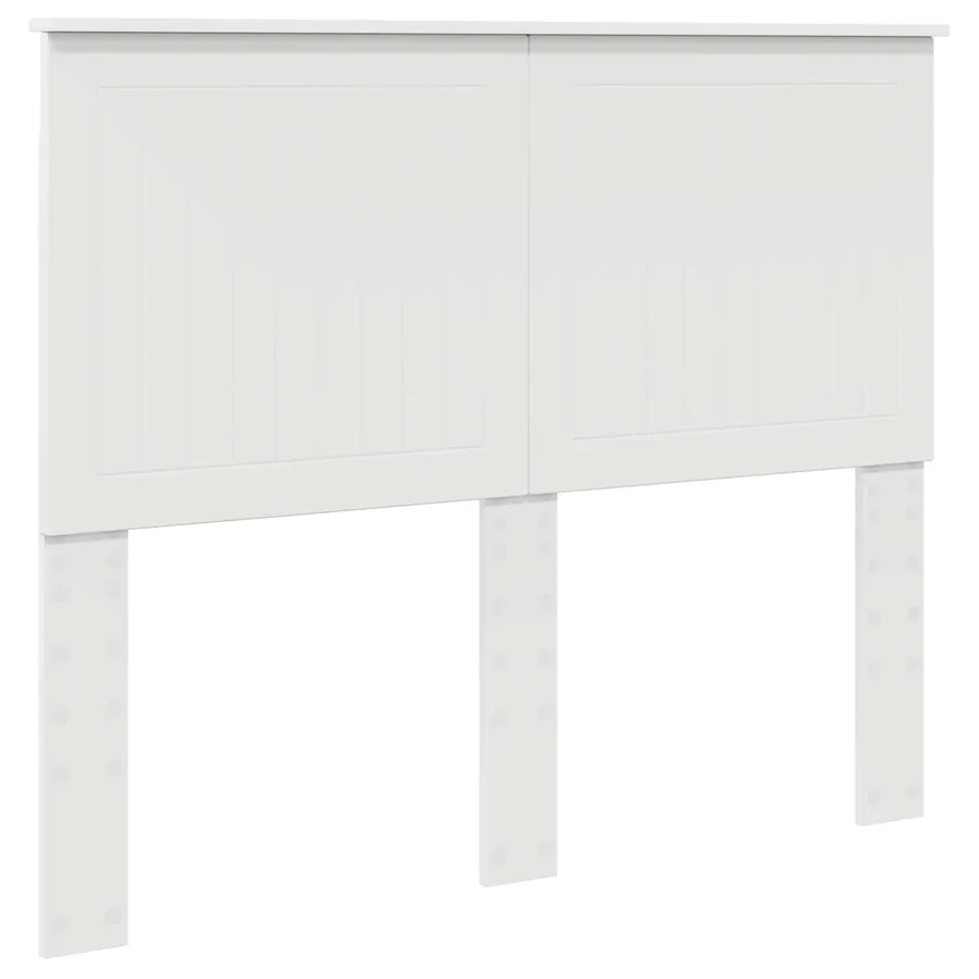 Cadre de lit Blanc 120 x 200 cm Bois de pin massif - 6