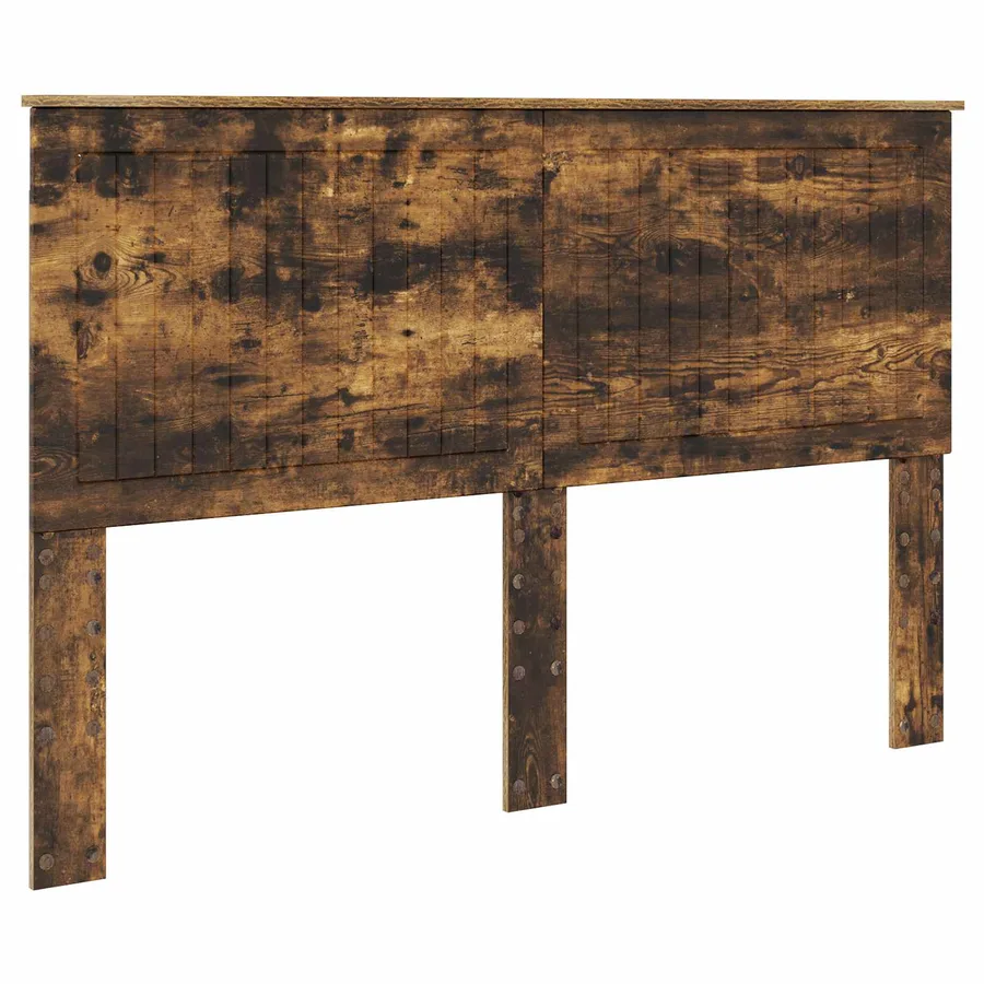 Cadre de lit Chêne fumé 150 x 200 cm Bois Ingénierie - 7