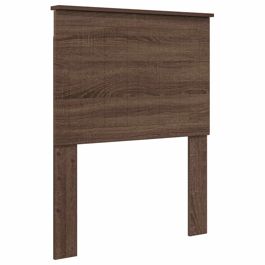 Cadre de lit avec tiroir Chêne brun 75 x 190 cm Bois Ingénierie - 7