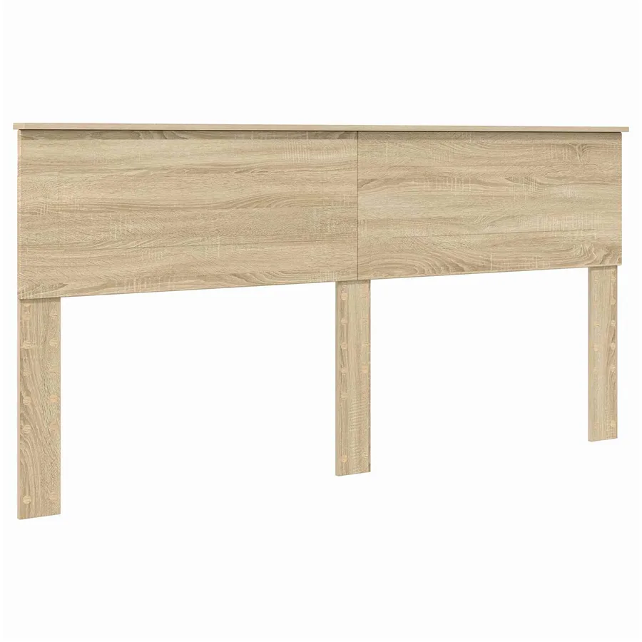 Cadre de lit Chêne Sonoma 200 x 200 cm Bois Ingénierie - 7