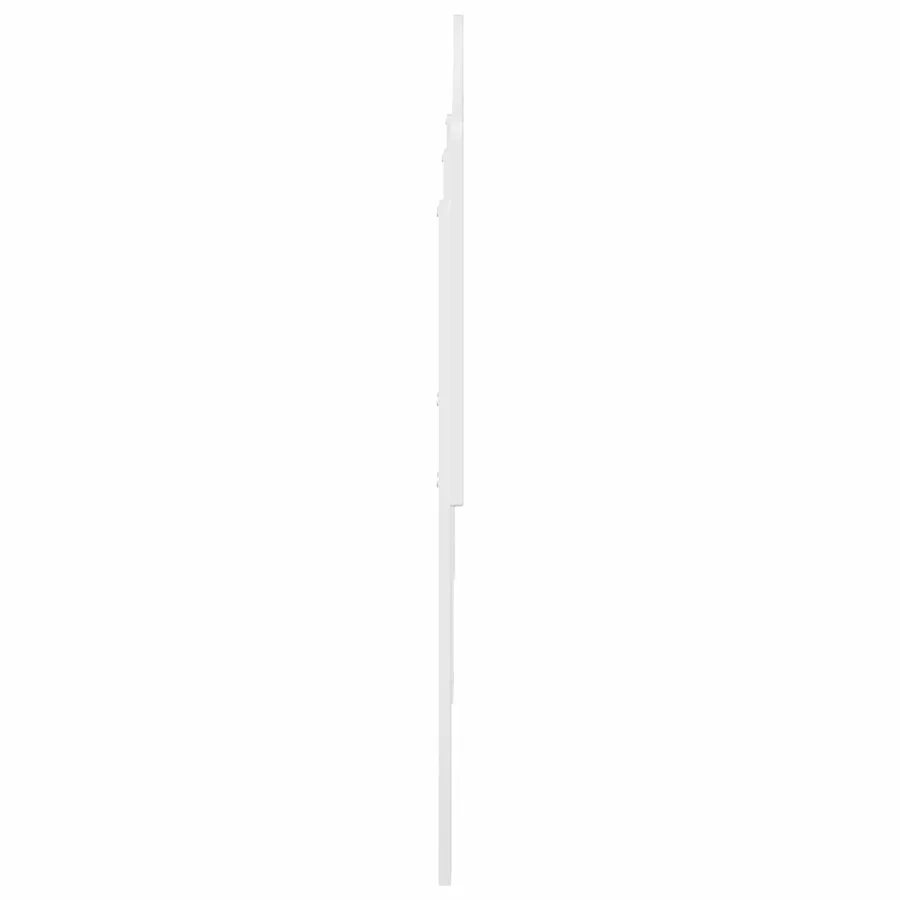 Tête de lit Blanc Brillant Bois d'ingénierie - 5
