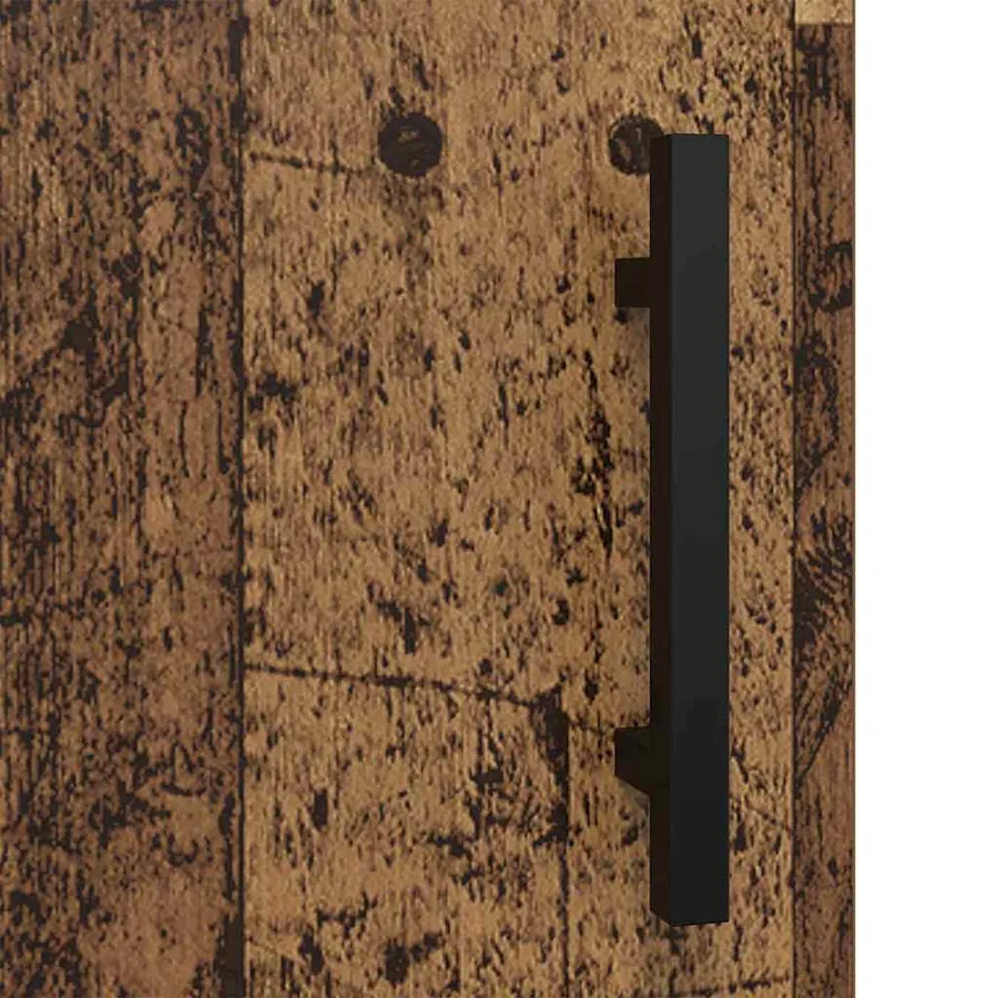 Haut Armoire 2 pcs Bois ancien Bois d'ingénierie - 13