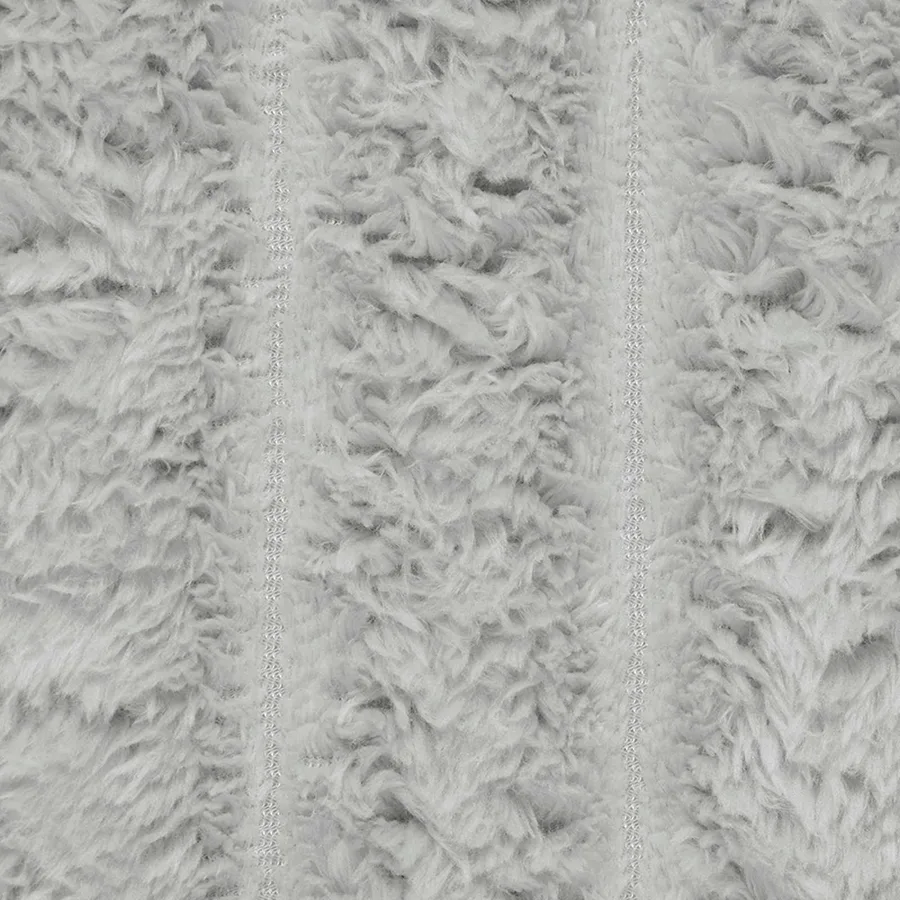 Couvertures à jeter 6 pcs Gris 240 x 220 cm Toison - 9