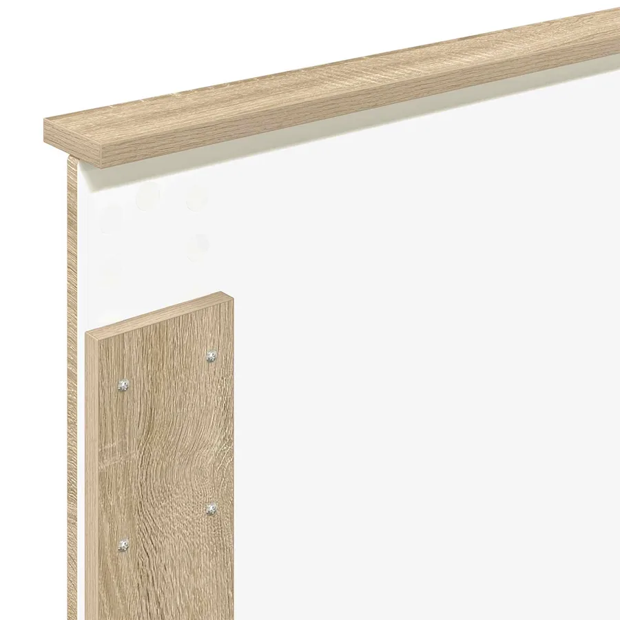 Cadre de lit Chêne Sonoma 90 x 200 cm Bois d'ingénierie - 11