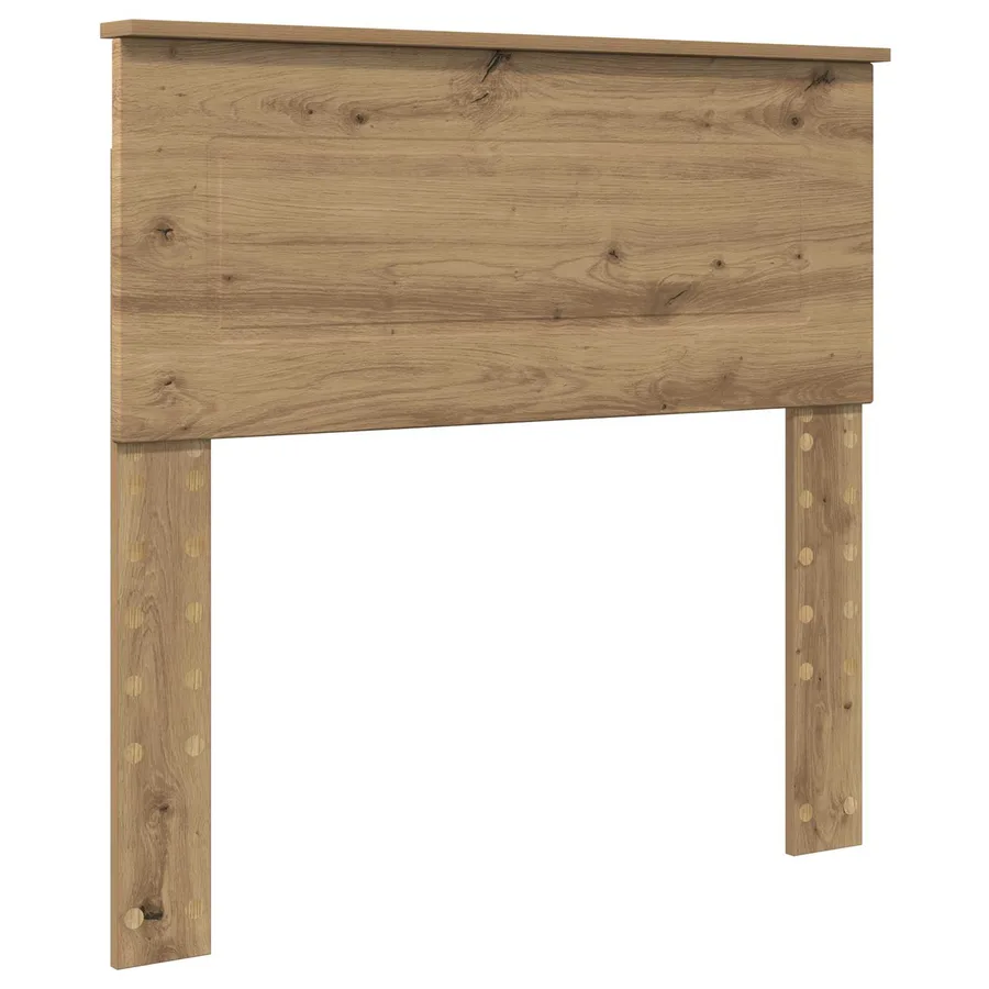 Cadre de lit Chêne artisan 90 x 190 cm Bois d'ingénierie - 6