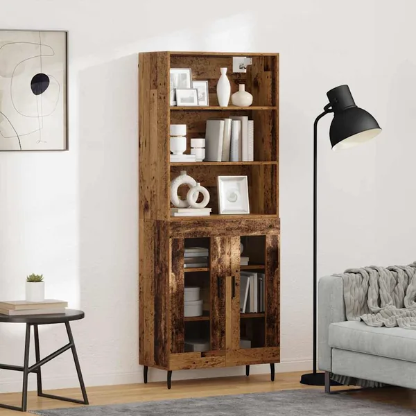 Haut Armoire Bois Ancien 69,5 x 34 x 180 cm
