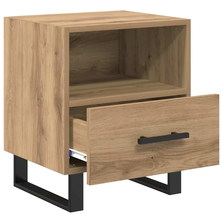 Cabinet de chevet Chêne artisanal 40 x 35 x 47,5 cm - 5