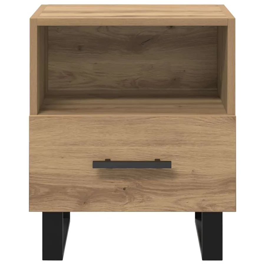 Cabinet de chevet Chêne artisanal 40 x 35 x 47,5 cm - 6