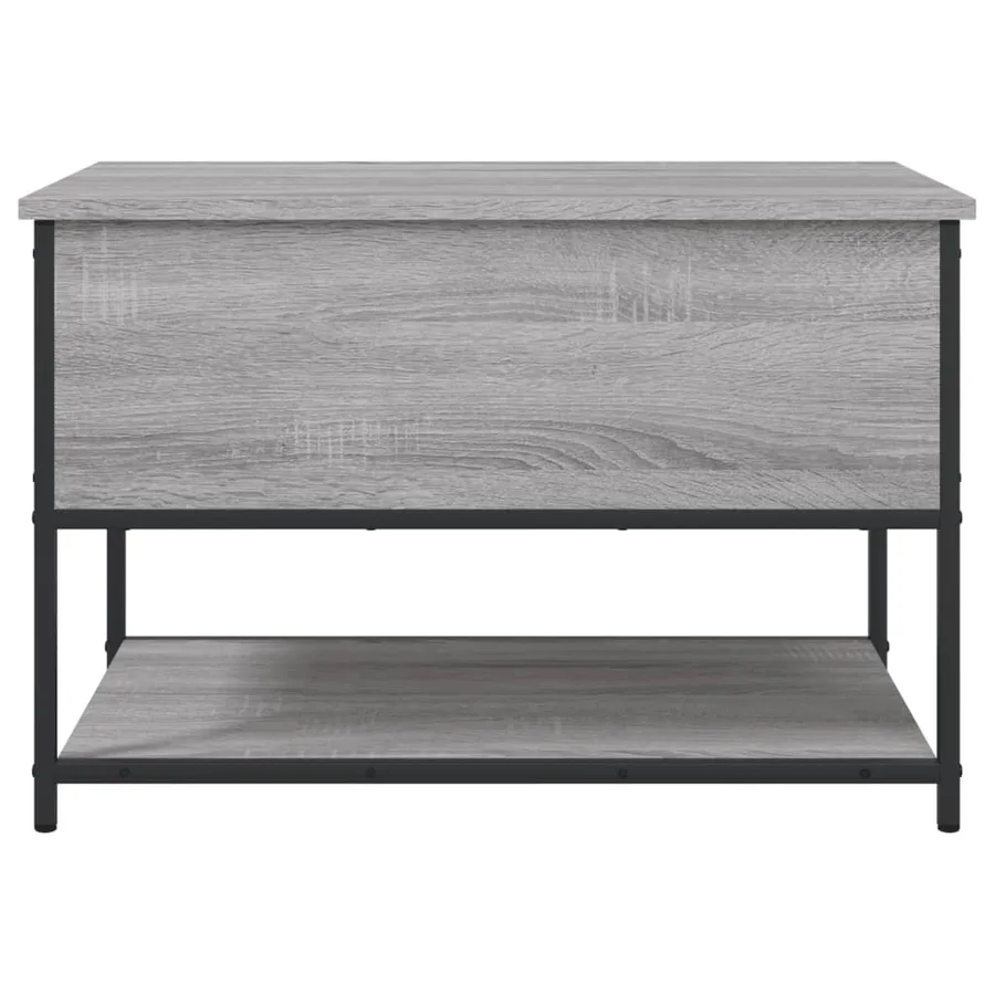Banc de rangement sonoma gris 70x42,5x47 cm bois d'ingénierie - 7