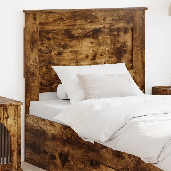 Tête de lit Chêne fumé 100 cm Bois d'ingénierie
