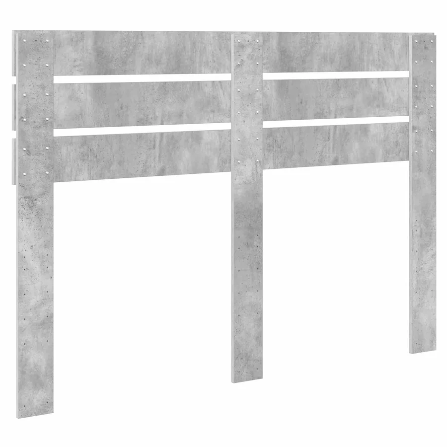 Tête de lit Gris béton Bois d'ingénierie - 6